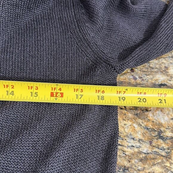 ❤️Last Chance GAP Dark Gray Knit Cardigan Sweater Size L - Picture 8 of 10